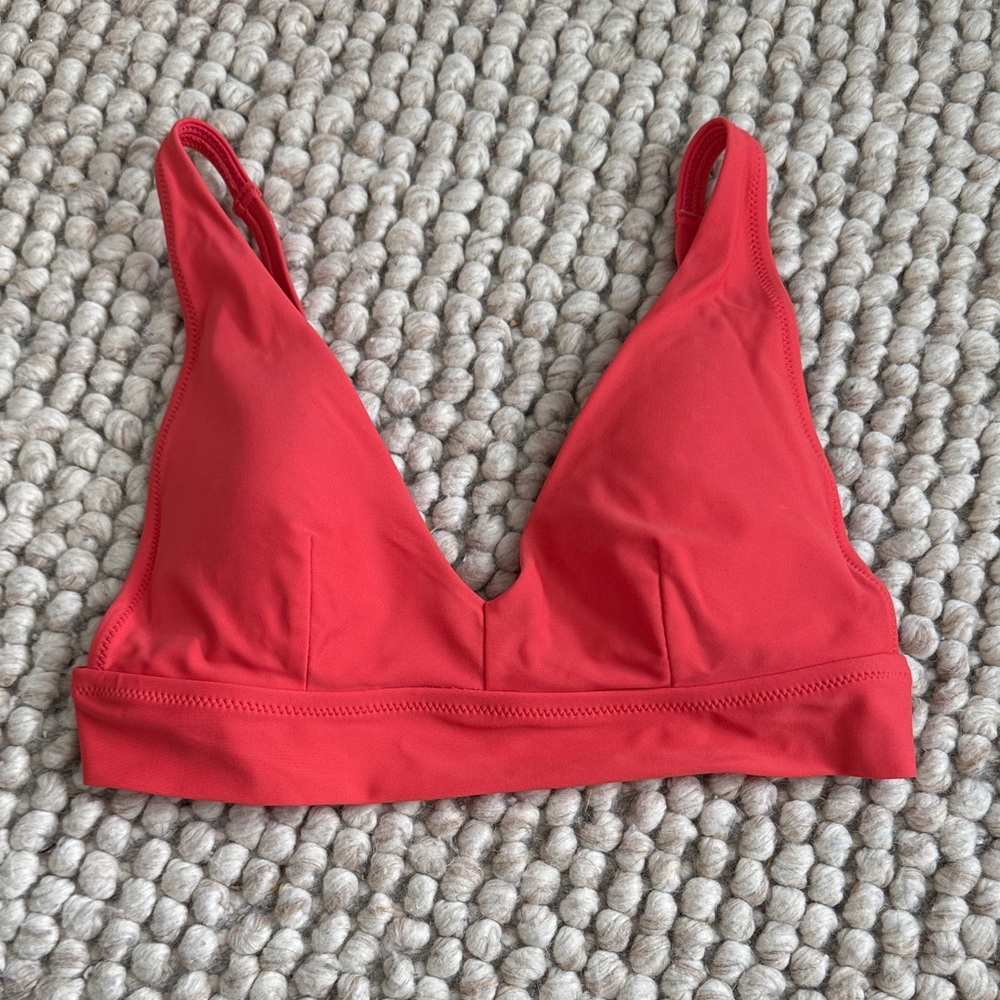Aerie Vibrant Red Plunge Bralette